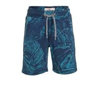 Vingino sweatshort Rahoz met all over print blauw/zeeblauw