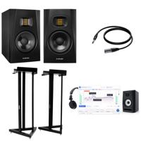 Adam T5V (2x) + statieven + monitorkalibratie + kabels
