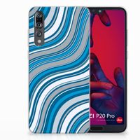 Huawei P20 Pro TPU bumper Waves Blue