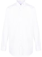 Lardini chemise en coton à boutonnière - Blanc