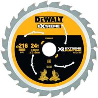 DeWalt DT99568-QZ - Hojas voor Sierra Circular Estacionaria XR EXTREME RUNTIME 216mm x 30mm 24D