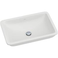 Villeroy & Boch Loop en Friends onderbouwwastafel 61.5x39cm met overloop zonder kraangat ceramic+ wit 616320R1 - thumbnail