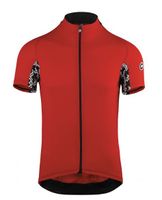 Assos Mille GT korte mouw fietsshirt rood heren S - thumbnail