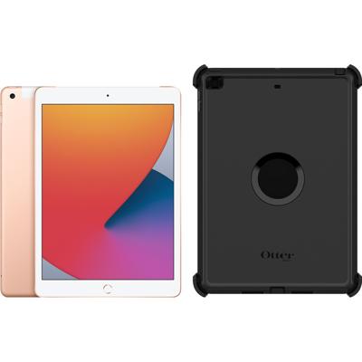 Apple iPad (2020) 10.2 inch 32 GB Wifi + 4G Goud + Otterbox Defender Full Body Case Apple iPad (2020) 10.2 inch 32 GB Wifi + 4G Goud + Otterbox Defender Full Body Case