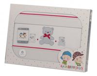 Gamberritos laken set grijs beren 3-delig klein