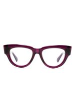 VALENTINO GARAVANI EYEWEAR lunettes de vue Essential III à monture papillon - Violet - thumbnail