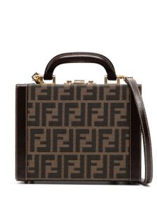 Fendi Pre-Owned sac à main Zucca (années 1990-2000) - Marron