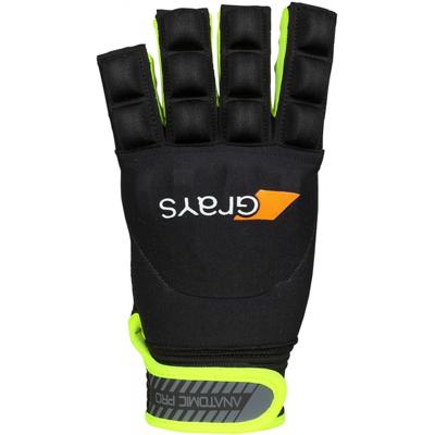 Hockeyhandschoen Touch Pro Zwart Neon Geel