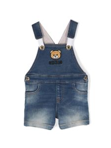 Moschino Kids salopette en jean - Bleu