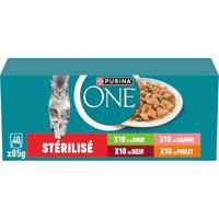 PURINA One kat gesteriliseerd, multivariëteiten, 40 x 85 g