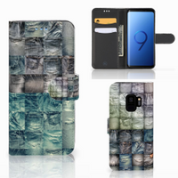 Wallet Case met Pasjes Samsung Galaxy S9 Spijkerbroeken - thumbnail