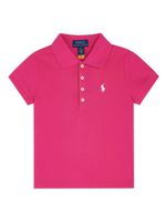 Ralph Lauren Kids polo à motif Polo Pony - Rose - thumbnail