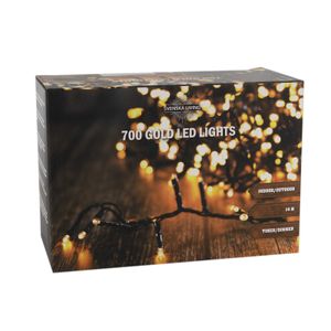 Svenska Living Kerstverlichting - 700 lampjes - goud licht - 1400 cm   -