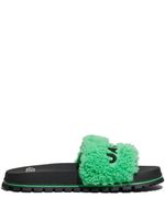 Marc Jacobs claquettes The Slide à logo embossé - Vert - thumbnail