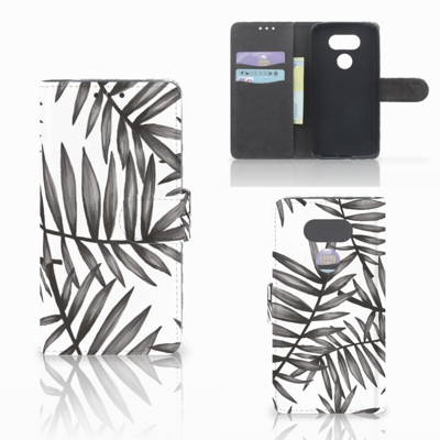 LG G5 Hoesje Leaves Grey