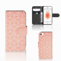 Apple iPhone 5 | 5s | SE Telefoon Hoesje Pattern Orange - thumbnail