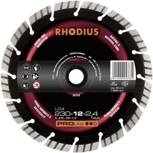 Rhodius 303164 LD4 Diamanten doorslijpschijf Diameter 230 mm Boordiameter 22.23 mm Natuursteen 1 stuk(s)