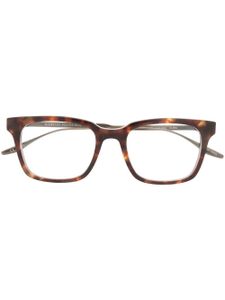 Barton Perreira lunettes de vue carrées à effet écailles de tortue - Marron