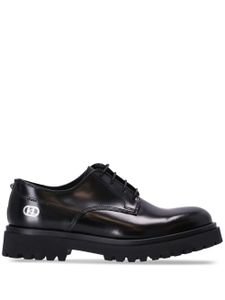 Karl Lagerfeld derbies en cuir poli - Noir