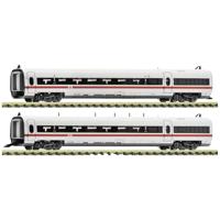 Fleischmann 7760008 N 2-delige set 2: tussenwagen Ice-T (BR 411) van DB AG 2. klasse Bpmbz 411.6, 2e klasse Bpmz 411.7