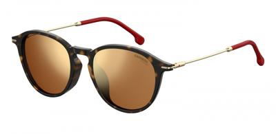 Carrera Eyewear zonnebril 196/F/S panto unisex havanna met goud lens
