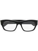 Balenciaga Eyewear lunettes de vue rectangulaires à logo - Noir - thumbnail