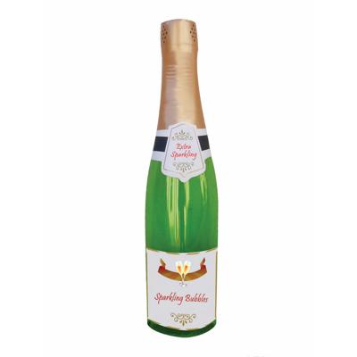 Opblaasbare champagne fles - Fun/fop/party/oud jaar/Bruiloft - versiering/decoratie - 76 cm   -