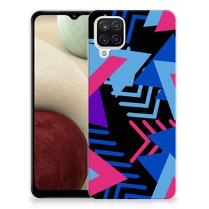 Samsung Galaxy A12 TPU Hoesje Funky Triangle