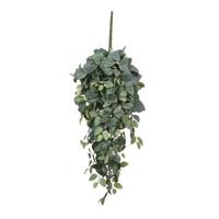 Mica Decorations Pilea Kunst Hangplant - L20 x B30 x H70 cm - Groen - thumbnail