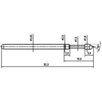 PTR Hartmann 2021-H-1.5N-RH-1.8 Precisietestpen met veercontact