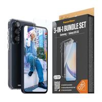 PanzerGlass™ Samsung Galaxy A35 3-In-1 Bundle 360-graden bescherming houdt je telefoon veilig tegen vallen, schokken en krassen