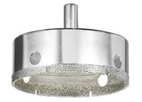 kwb Diamantgatenzaag Ø 76 mm met diamantbestrooid snijoppervlak, hoge precisie, grote materiaaluitworp en ronde schacht