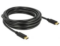 DELOCK kabel USB 2.0 C > C 4,0 m 3 A zwart