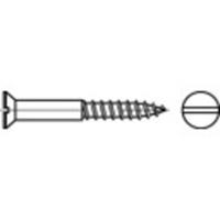 TOOLCRAFT TO-5446836 Verzonken houtschroef 1.6 mm 10 mm Sleuf DIN 97 Messing 500 stuk(s)