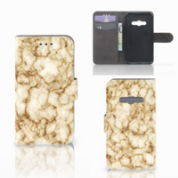 Samsung Galaxy Xcover 3 | Xcover 3 VE Bookcase Marmer Goud