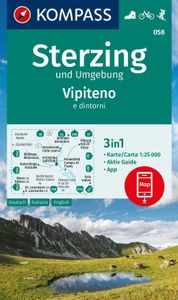 Wandelkaart 058 Sterzing und Umgebung - Vipiteno e dintorni | Kompass