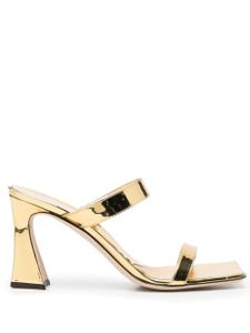 Giuseppe Zanotti mules 90 mm à bout carré - Or