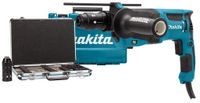 Makita HR2630TX12 Combihamer Met verwisselbare boorkop 800w 2.4J + 17-delige boor/beitelset - HR2630TX12 - thumbnail