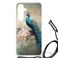 Case Anti-shock voor Samsung Galaxy S24 Plus Vintage Pauwen