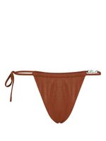 Karl Lagerfeld Signature string bikini bottoms - Rouge