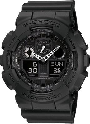 Casio G-SHOCK Standard Analoog-Digitale Horloge GA-100L-1A - Zwart