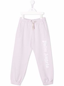 Palm Angels Kids pantalon de jogging à logo imprimé - Violet