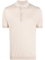 John Smedley polo en maille nervurée - Tons neutres