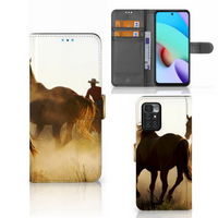 Xiaomi Redmi 10 Telefoonhoesje met Pasjes Design Cowboy - thumbnail