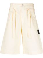 Stone Island Shadow Project short chino à patch Compass - Jaune