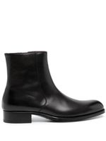 TOM FORD bottines en cuir Edgar - Marron