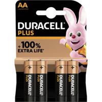 Duracell Plus-AA K4 AA batterij (penlite) Alkaline 1.5 V 4 stuk(s) - thumbnail