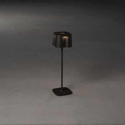 Konstsmide 7818-750 Nice schwarz LED-tafellamp voor buiten 2.5 W Warmwit Zwart