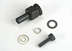 Adapter nut, clutch/ 3x10mm cap screw/washer/ split washer (not for use with ips crankshafts)