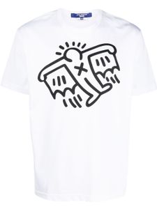 Junya Watanabe MAN x Keith Haring t-shirt à imprimé graphique - Blanc